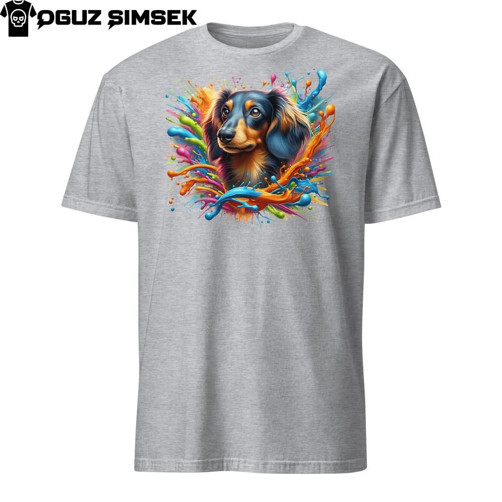 

Colorful Dachshund Dog Unisex T-Shirt - Vibrant Design for Dog Lovers! 4XL