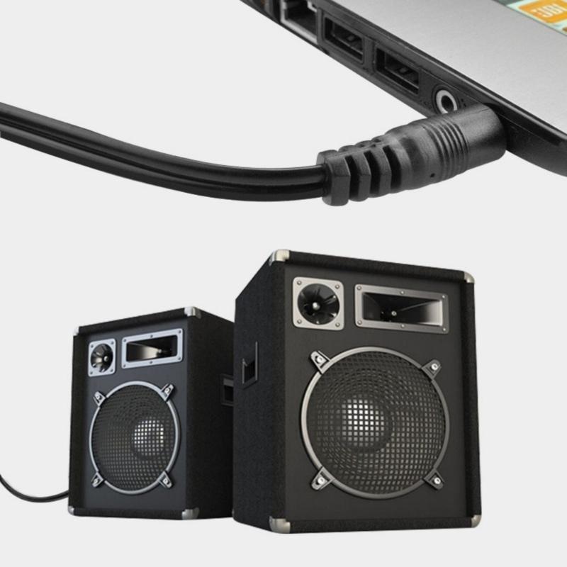 3.5mm to 2RCA Sound Stereo Cable, 3.5mm to 2RCA Male Adapter Sound Cable, Y Splitter Stereo Sound 2RCA Cable, AUXs Cord