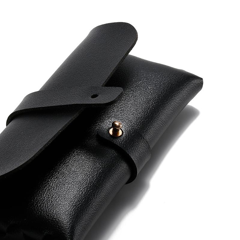 Leather Soft Bag Glasses Case Fashion Portable Sunglasses Case Packaging Gift Box Sunglasses Case Trend Strap Box