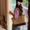 Neues Design Sommer Damen Taschen Große Kapazität Einzelne Schulter Achselhöhle Tragetaschen Modische Vintage Nische Strohgeflecht Taschen für Damen
