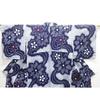 Used [A-rank beautiful item] Arimatsu Narumi genuine shibori flower pattern kimono | Deep blue with running water pattern | Traditional craft shibori