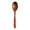 Stirring Spoon Food Grade Smooth Surface Wood Handmade Cooking Stirring Spoon with Ergonomic Handle Home