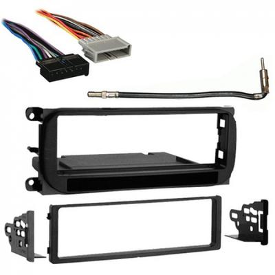 Fits Dodge Caravan 2001 Single DIN Car Stereo Harness Radio Tall Dash Kit
