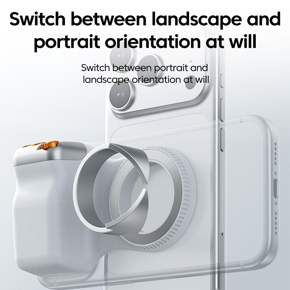 Magsafe Magnetic Bluetooth Phone Camera Assistant Bluetooth Remote Control Handle Compatible with Iphone and Android Phones