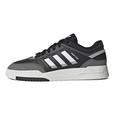 Originals Drop Step Low Skóra Zamsz Retro Antypoślizgowe Wytrzymałe Lekkie Niskie Buty do Skateboardingu Trampki Unisex Czarne Szare GW9733
