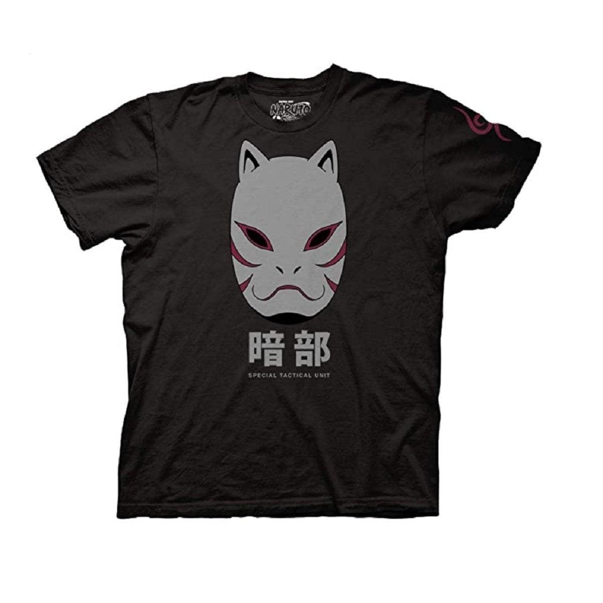 Naruto Shippuden Anbu Black Ops Mask Anime T Shirt XXXXL