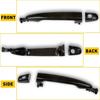 For Toyota 07-11 Outside Camry Door Exterior Handle Front Rear Left Right Black
