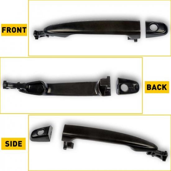 For Toyota 07-11 Outside Camry Door Exterior Handle Front Rear Left Right Black