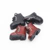 Brown/Black Doll Shoes Leather Material Fashion Boots New Casual Wear Shoes  20cm Cotton Doll