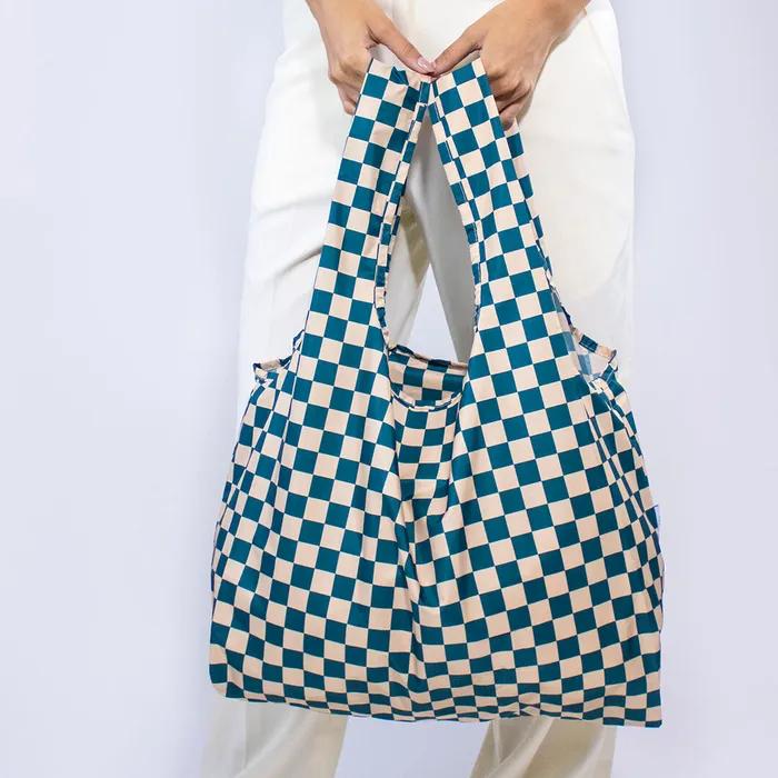 [KINDBAG] Checkerboard Reusable Medium Kind Bag