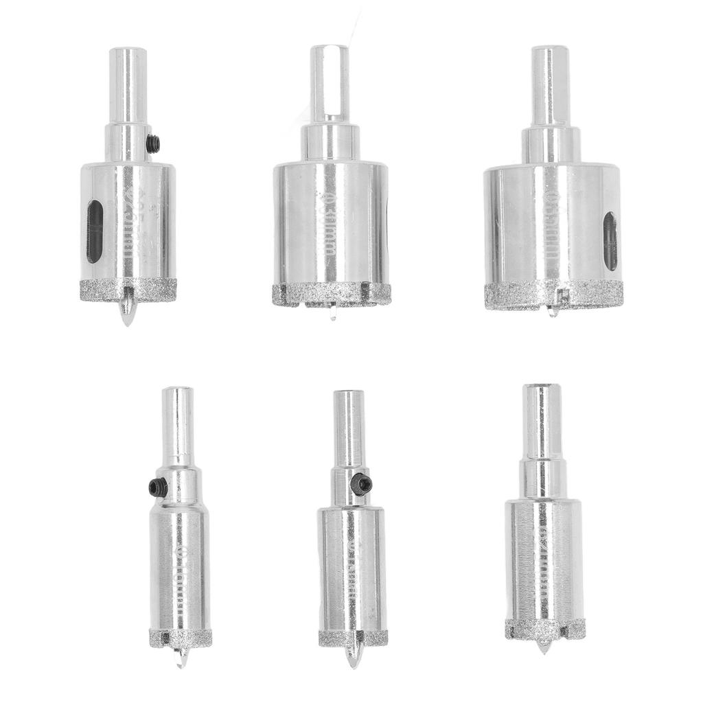 Diamant Lochsägen Set Hart Diamantgelöteter Bohrkernbohrer für Marmor Granit Glas