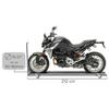 Carrello Roulant Moto - ConStands Smart Mover - Blocco Ruota Integrato - Capacità 450 kg - Nero