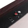 DC 5V 33, 45, 78 RPM Record Player Antique Gramophone Turntable Disc Vinyl Audio RCA R/L Output Out Wood Color USB 320*275*100MM 3.5mm