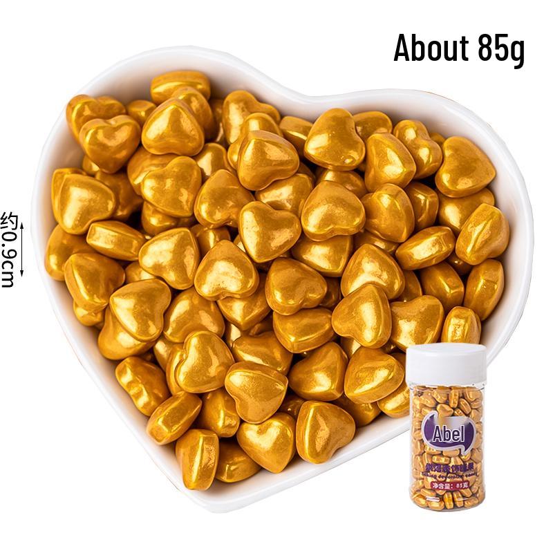 2025 Golden Star Sugar Pearls for Cake and Dessert Decoration