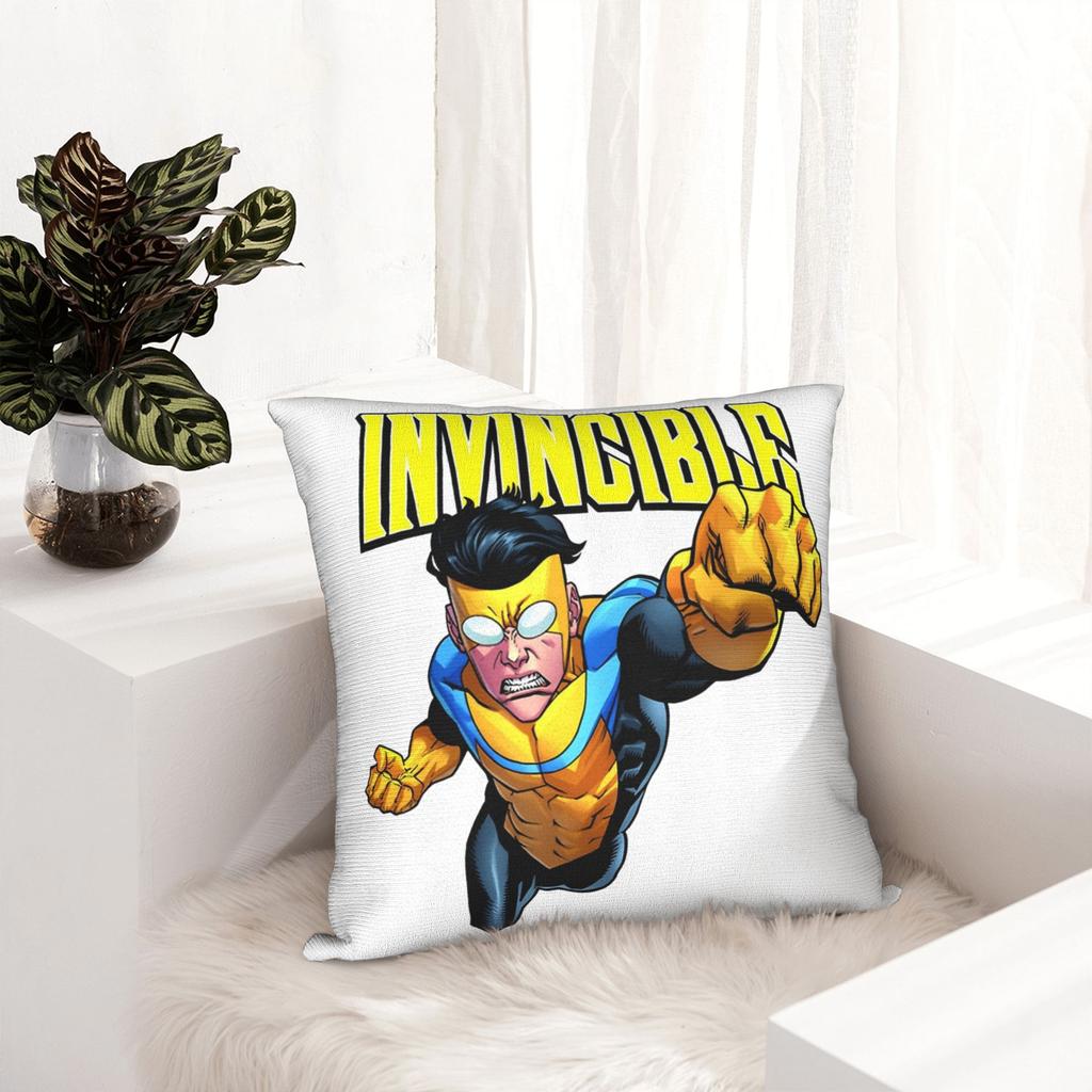 Invincible Comic Anime Pillowcase Soft Polyester Cushion Cover Decorative Pillow Case Cover Seat Zippered 40*40Cm