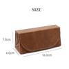 Portable Retro Style Glasses Case Pearl Velvet Inner Light Luxury Eyeglasses Case PU Leather Eyeglasses Holder Women