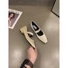 Nova Moda Camurça Flats Mocassins Mulheres Marie Janes Primavera Sapatos De Biqueira Quadrada Sapatos De Dança De Balé Moda Vestido De Luxo Zapatos Mujer