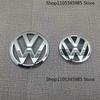 Car Front Grill Emblem Rear Trunk Lid Badge For Volkswagen MK7 2014 2015 2016 2017 Golf 7 Replacement Black Auto Accessories ol.056