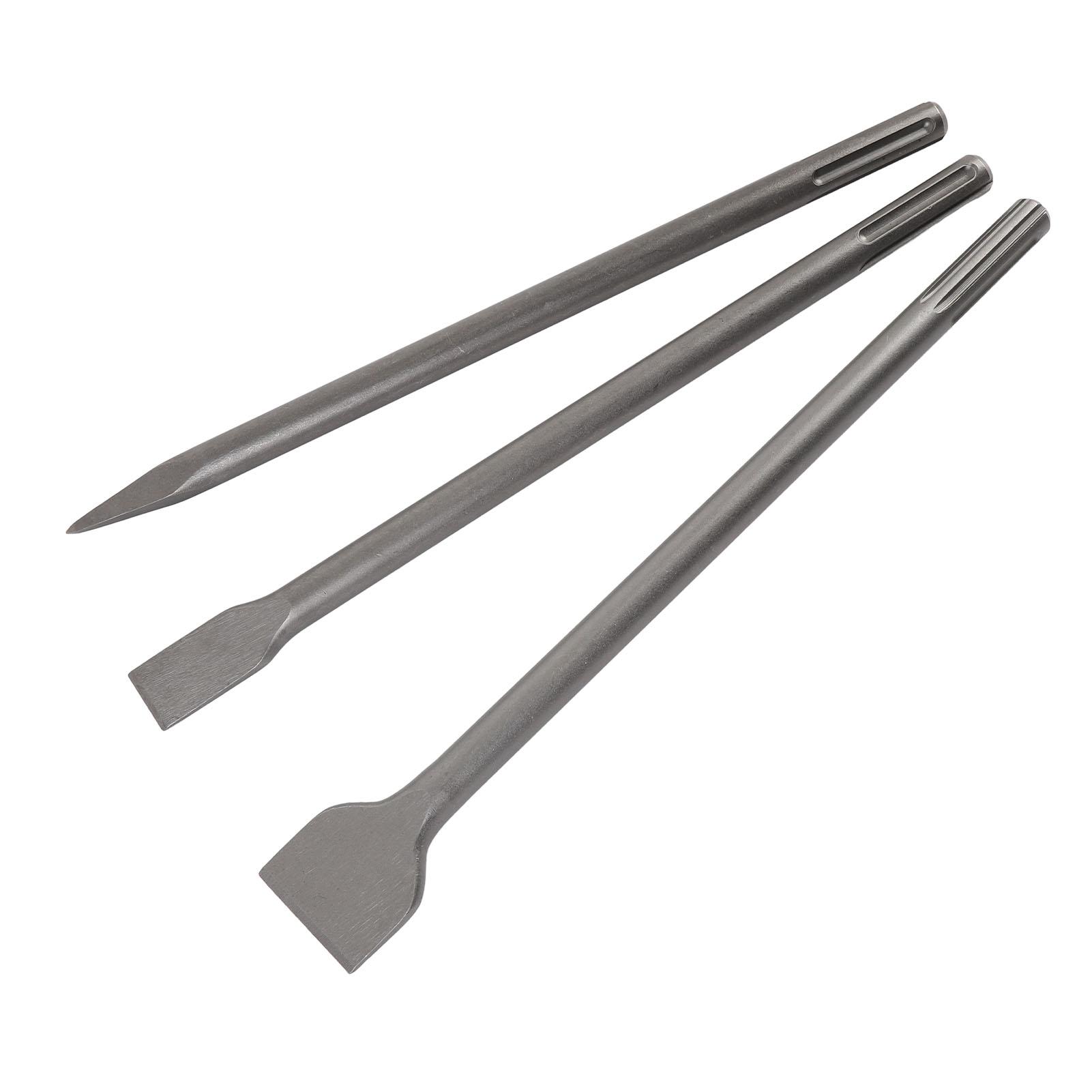 

Набор из 3 стамесок Острая Плоская Зубило для скалывания Насадки для вращающейся ударной дрели для бетона камня