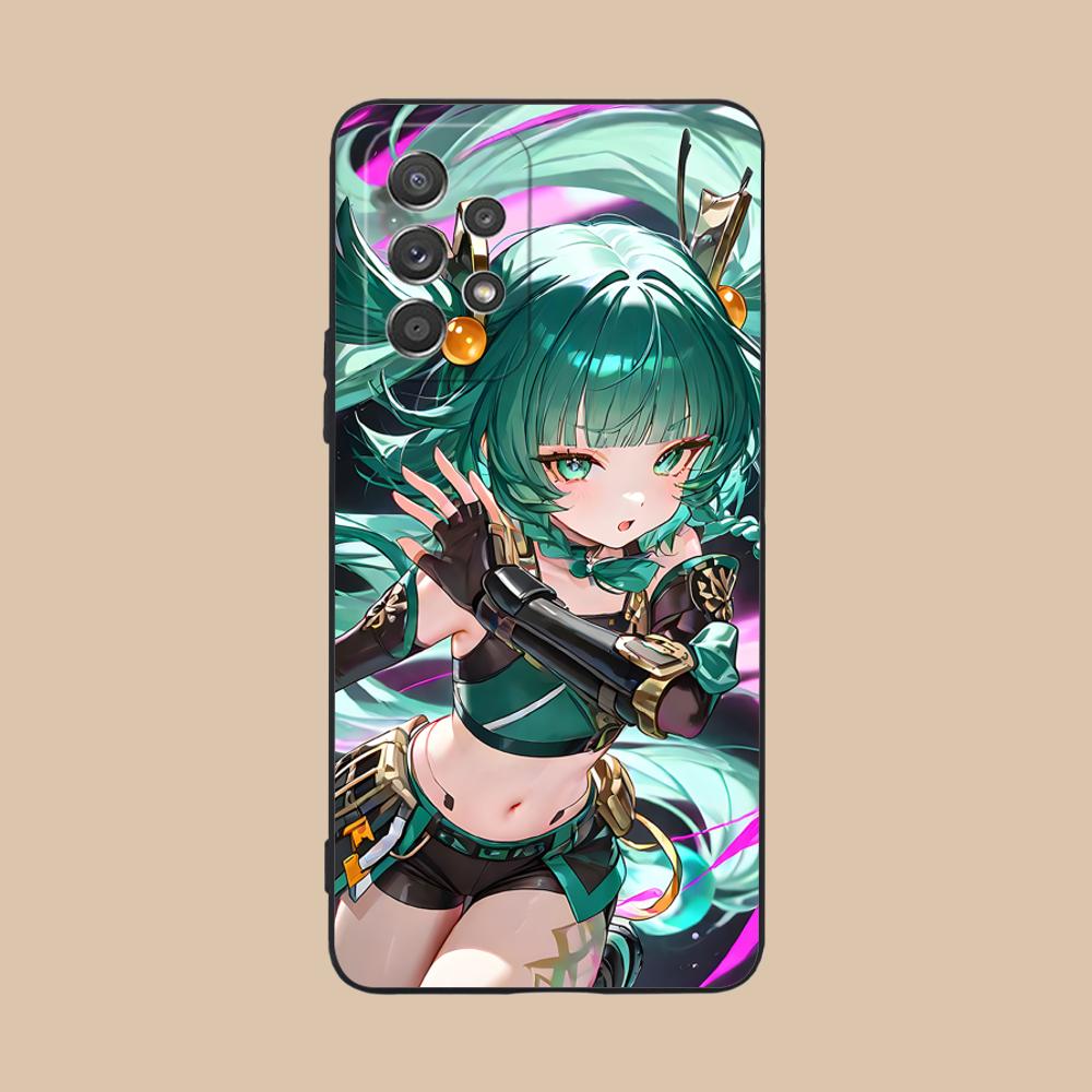 Zenless Zone Zero QingYi Phone Case for Samsung Galaxy M55 54 42 35 34 33 32 23 22 15 14 13 12 F55 5G Colorful Cover Cellphones