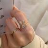 Inspired Ins Stylish Rabbit Ear Ring With Unique Geometric Shape Ideal For Any Outfit