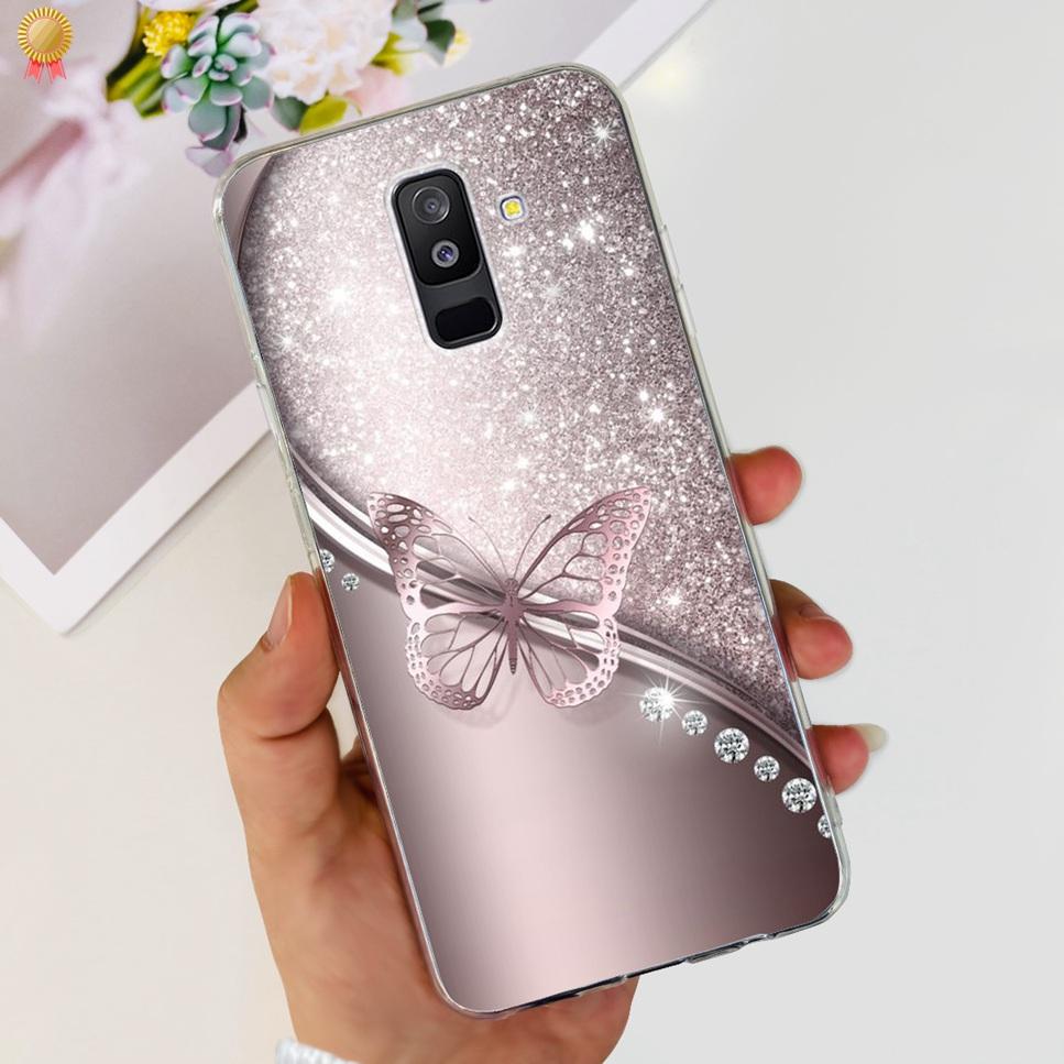 

Чехол для Samsung A6 Plus 2018 Силиконовый Милый Забавный Прозрачный ТПУ Ударопрочный Задний Чехол для Samsung Galaxy A6 Plus A6Plus Чехол для Телефона Samsung A6 2018