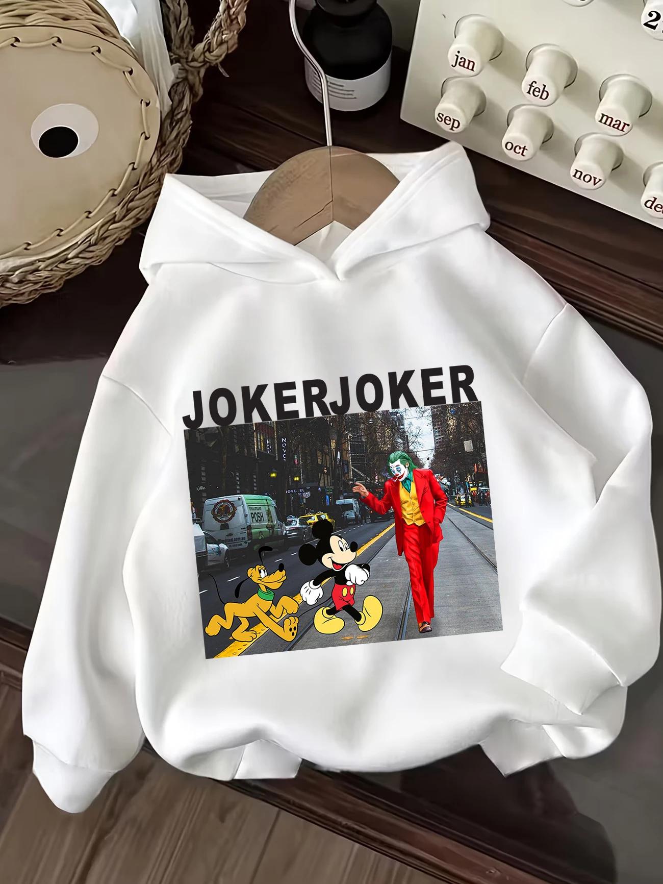 Chill Joker Zip Up Hoodie Summer Cute Cartoon Crewneck Boys Girls Ages 3-14 100