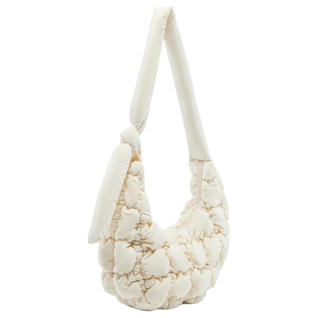 New LiNing Nylon Shoulder Bag, Crossbody Bag Regular Unisex Cream White ABDV367-2