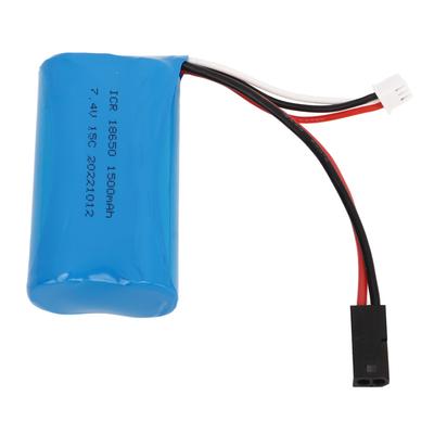 18650 7,4V 1500mAh lithiová baterie s 5500 zástrčkou náhradní baterie pro RC loď do auta