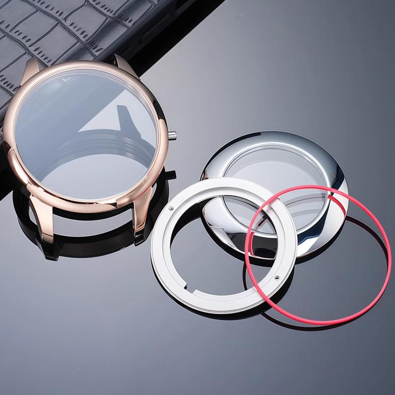 Stainless Steel Case With Sapphire Mirror kit For Tissot 1853 Lilock Men's Watch T41/T006 2824 Movement Replacement Watch Case