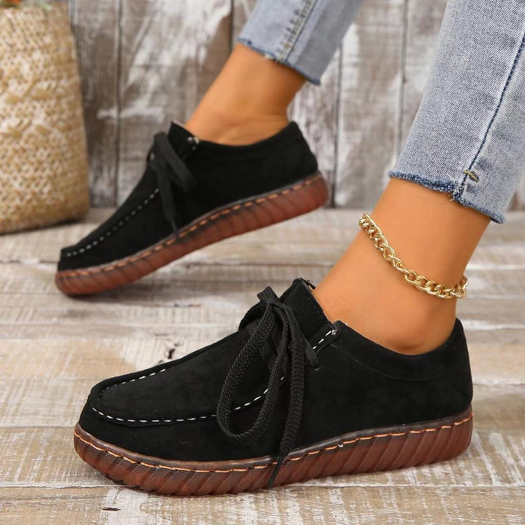 Fashion Women's Casual Shoes Trend Lace Up Shoes for Women Soft Bottom Flats Comfortable Female Sneaker Women Shoes Zapatos Para Mujeres