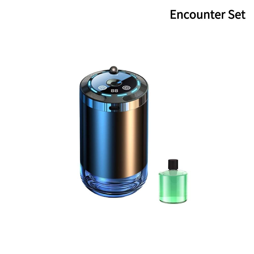 Smart Car Air Freshener Rechargeable Car Aroma Diffuser 5 Modes Adjustable Intelligent Fragrance Humidifier Auto Odor Eliminator