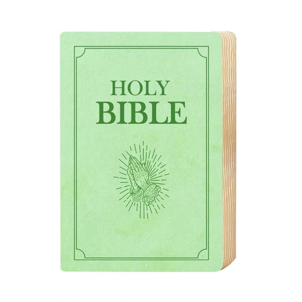 Bible Verse Pillow Faith Plush Pillow Christian Home Accent Realistic Bible Pillow Book Plush Throw Cushion Wear Resistant Sofa