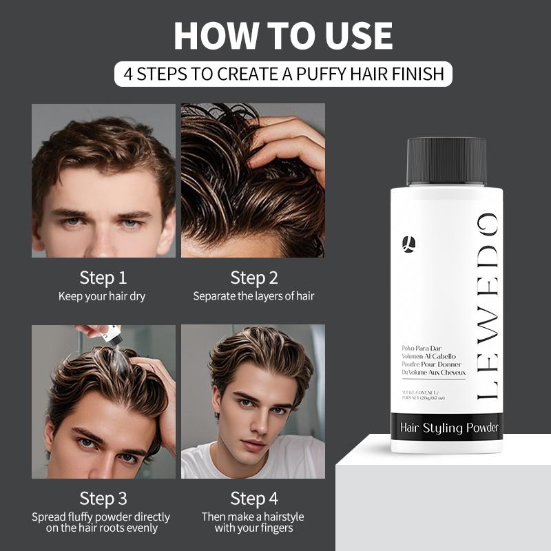 Hair Styling Powder Oil Control Hair Powder Fluffy Hair Powder Increase Hair Volume Instantly Long-Lasting Styling For Men Women
