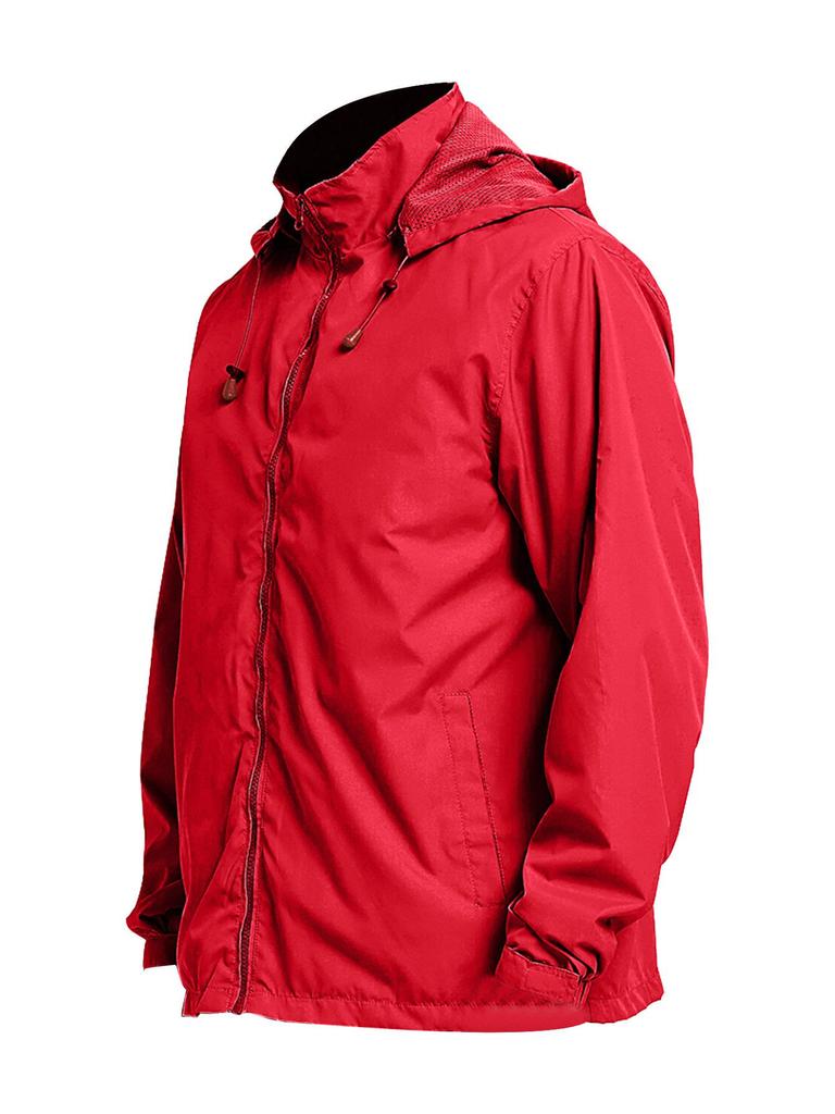 Men's Waterproof Windproof Outdoor Hooded Soft Shell Jacket for Autumn/Winter