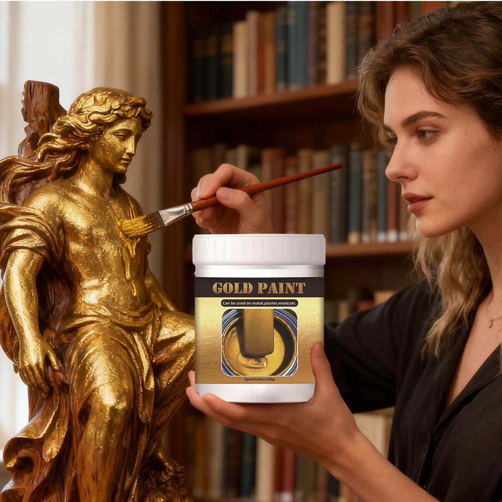 Gold Craft Paint 300g Water-Based Liquid