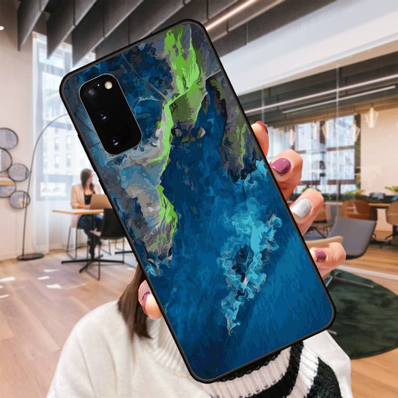 Oil Painting Style Landscape Phone Case For Samsung Galaxy S9 S9plus S20 5G S20 ULTRA 5G S20 Plus 5G S21 S30 Case Cover