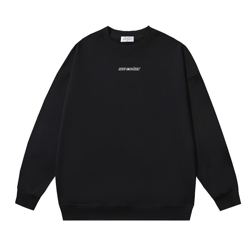1236 Off-White 2026 Herbst und Winter Neu OW Dreidimensionales Quadratpfeilmuster Herren und Damen Rundhals-Hoodie