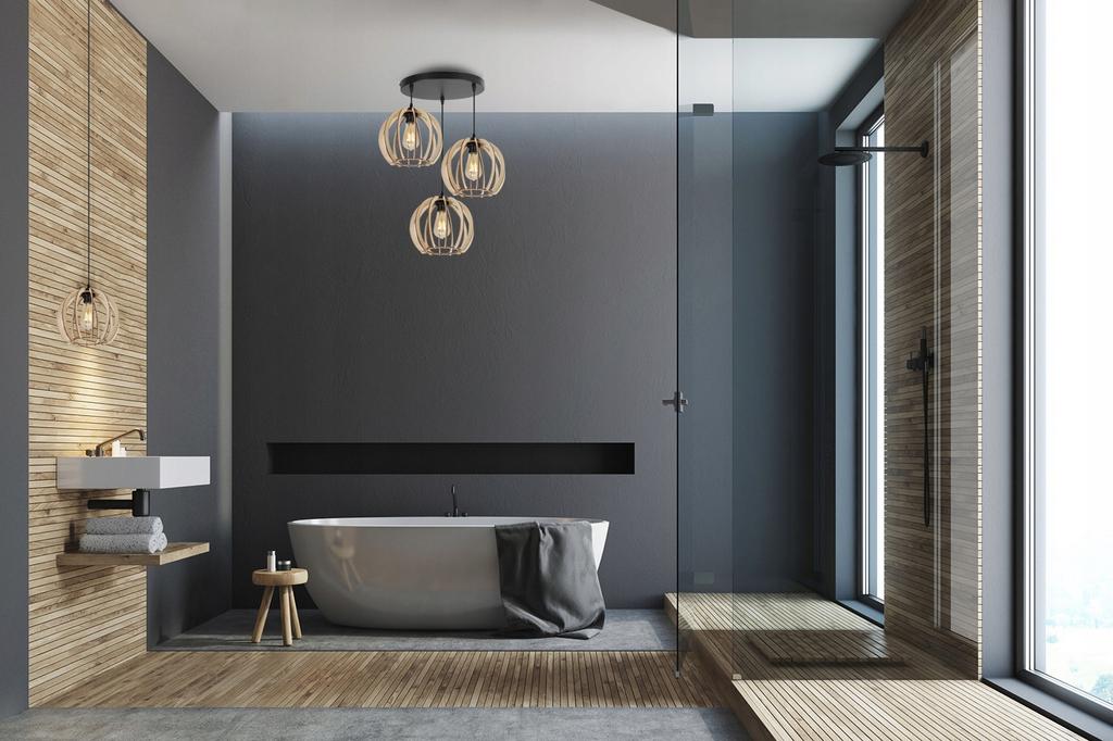 ΜΟΝΤΕΡΝΟ ΞΥΛΙΝΟ ΦΩΤΙΣΤΙΚΟ ΟΡΟΦΗΣ LED