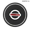 1/2Pcs Diamond-studded Car Coaster Cup Holder Anti-skid Pad For Nissan J10 X-Trail Qashqai Juke Leaf Micra NOTE Patrol Gadgets