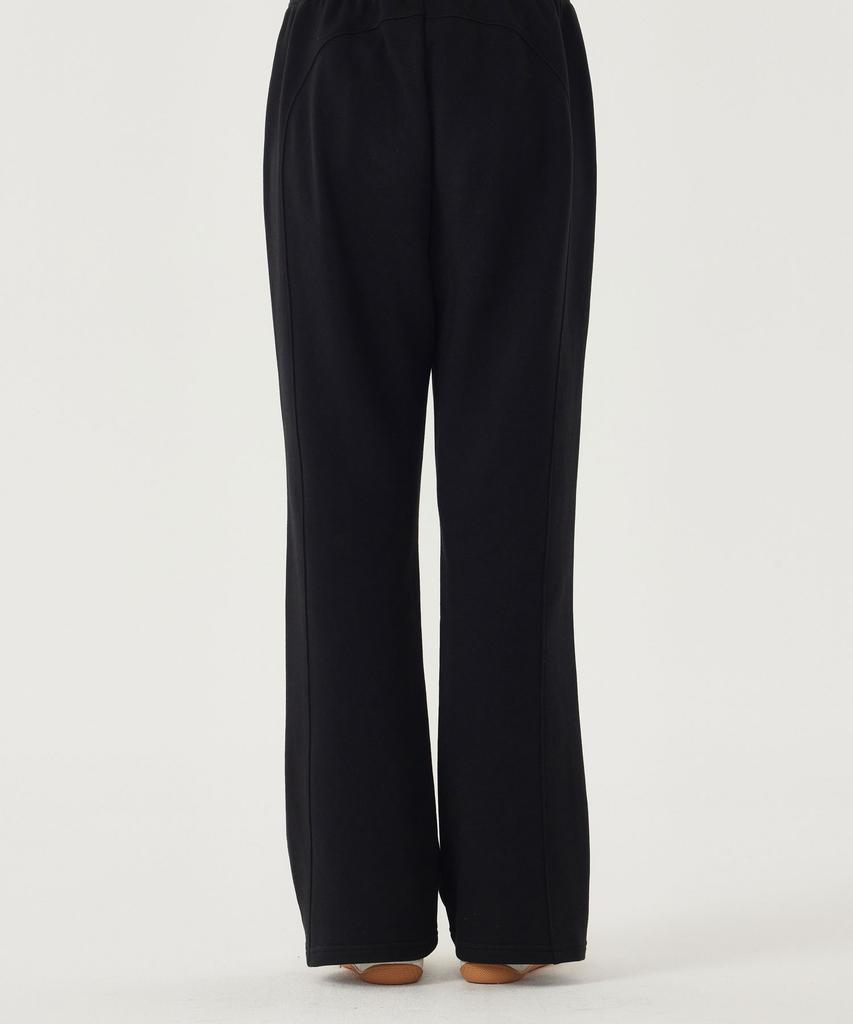 COVERNAT WOMAN Semi Bootcut Sweatpants Black