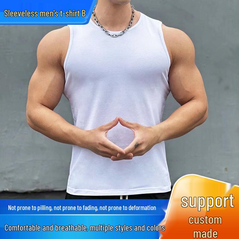 

Men s Quick-Dry Breathable Sleeveless Training Tank Top L