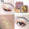 Enkel farge vanntett perleskimrende fingertupp øyenskygge Glitter Powder Makeup