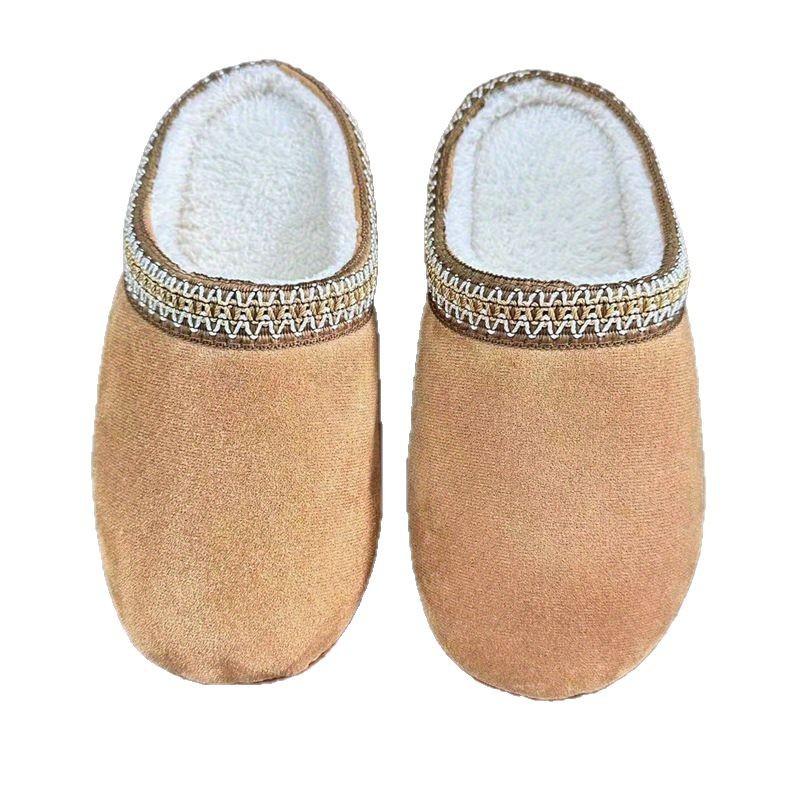 Women Vintage Ethnic Retro Design Home Slippers Spring Autumn Winter Casual Soft Light Comfy Warm Indoor mute Home Fashion