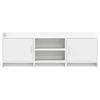 TV Cabinet 130 x 33 x 47 cm White Particleboard