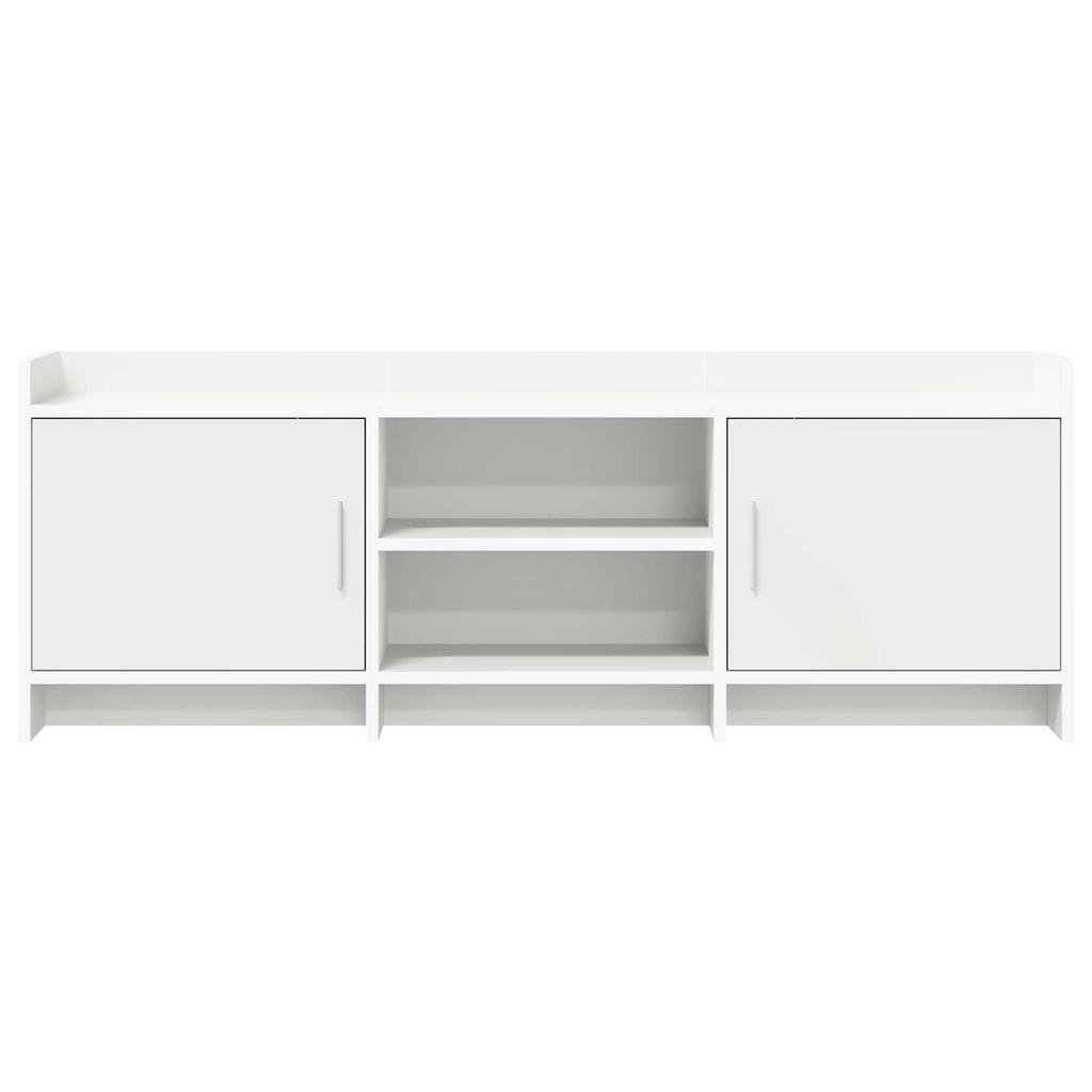 TV Cabinet 130 x 33 x 47 cm White Particleboard