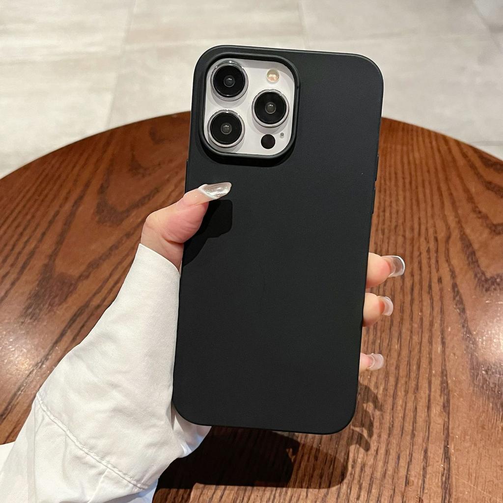 Simple and High End Frosted Large Hole Apple 16 Mobile Phone Case Iphone15promax Protective Case 14pro13 12XR
