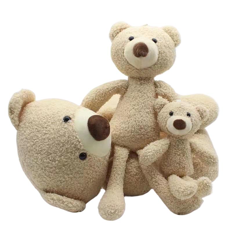 Cute Stuffed Bear Dolls Soft Mini Animal Plush Keychain Room Decorations Car Decoration Props