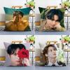 Singer M-Mingyu Pillow Case Sofa Living Room Bedroom Double-sided Printing Square Cushion Nap Time Cushion Cover