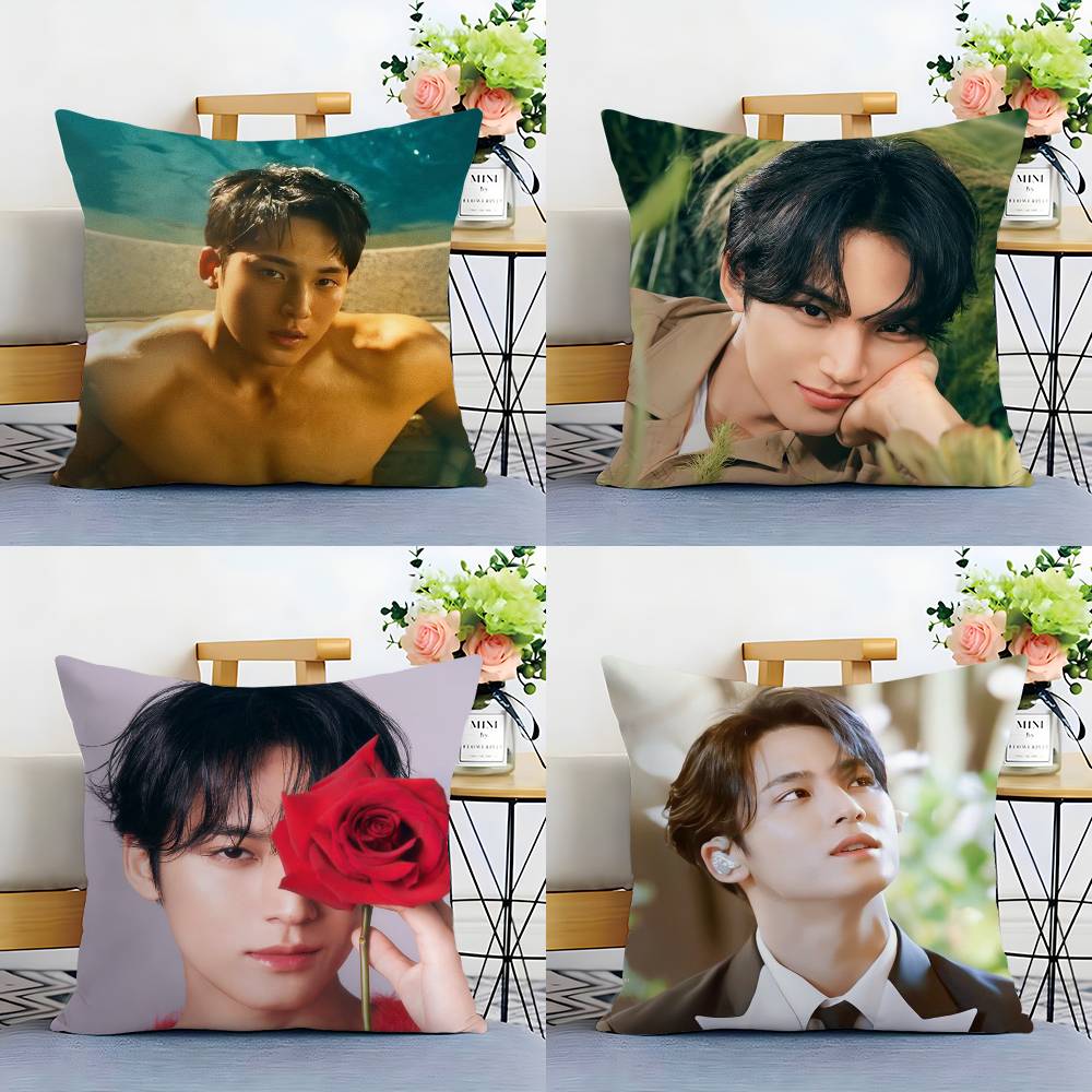 Singer M-Mingyu Pillow Case Sofa Living Room Bedroom Double-sided Printing Square Cushion Nap Time Cushion Cover
